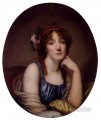 芸術家の娘像と言われる若い女性の肖像 ジャン・バティスト・グルーズ
